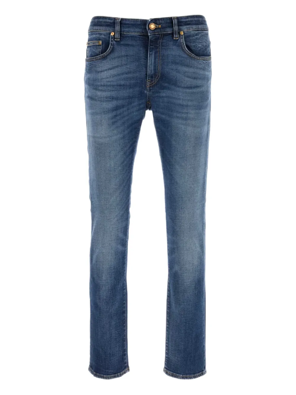 Джинсы из смесового хлопкового денима PT Torino, синий
Джинсы из смесового хлопкового денима PT Torino, синий