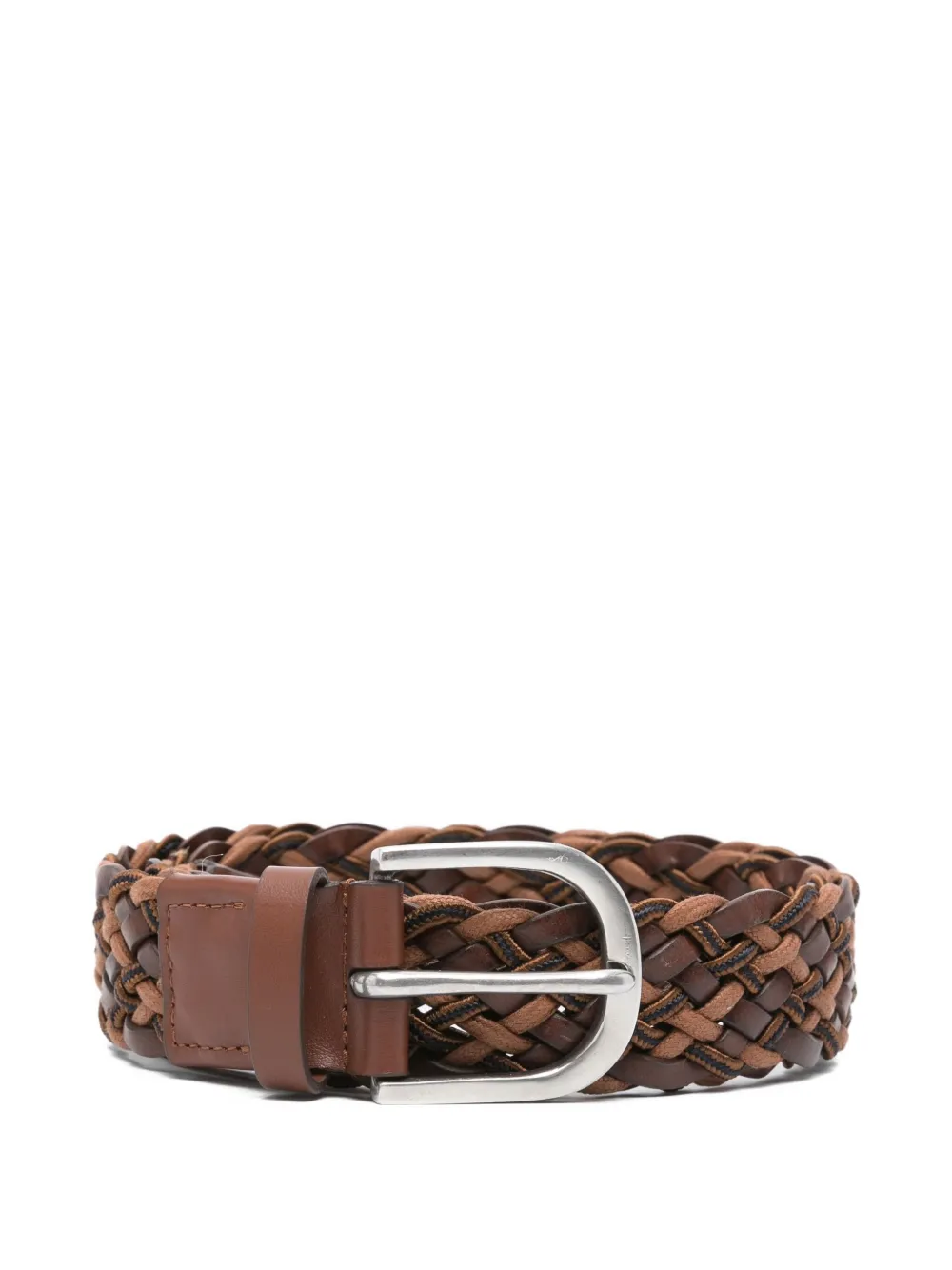 Плетеный кожаный ремень Paul Smith, коричневый
Плетеный кожаный ремень Paul Smith, коричневый
