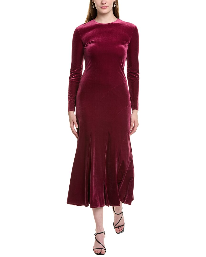 JL LUXE Вельветовое макси-платье, фиолетовый 
JL LUXE Вельветовое макси-платье, фиолетовый