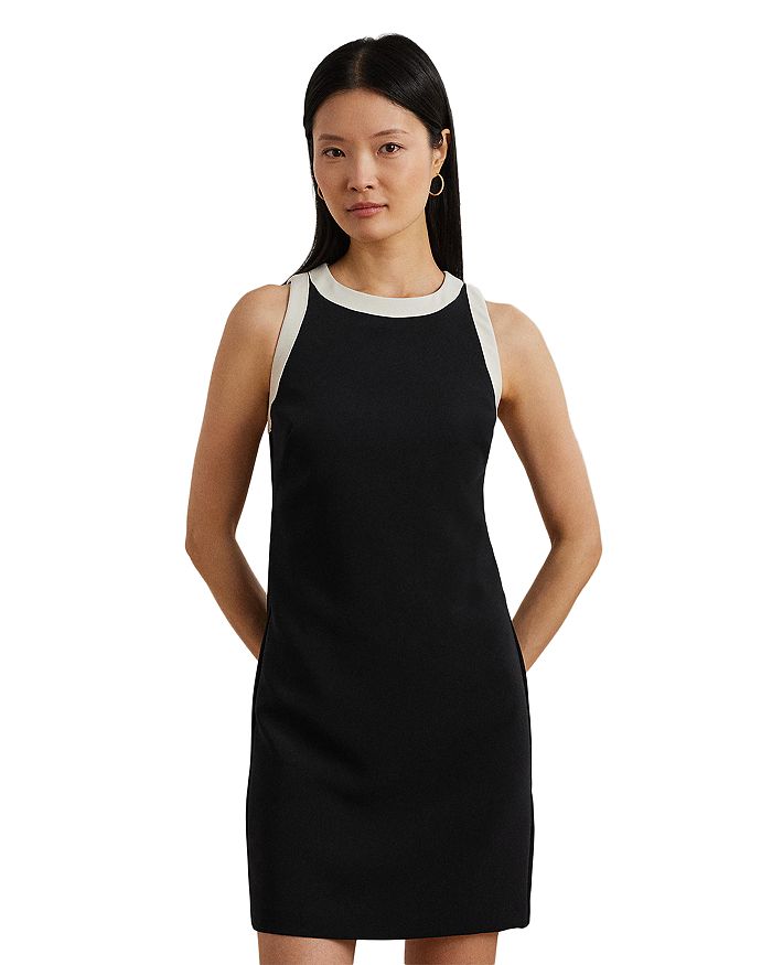 Двухцветное платье-сарафан с креповой тканью Ralph Lauren, черный
Двухцветное платье-сарафан с креповой тканью Ralph Lauren, черный