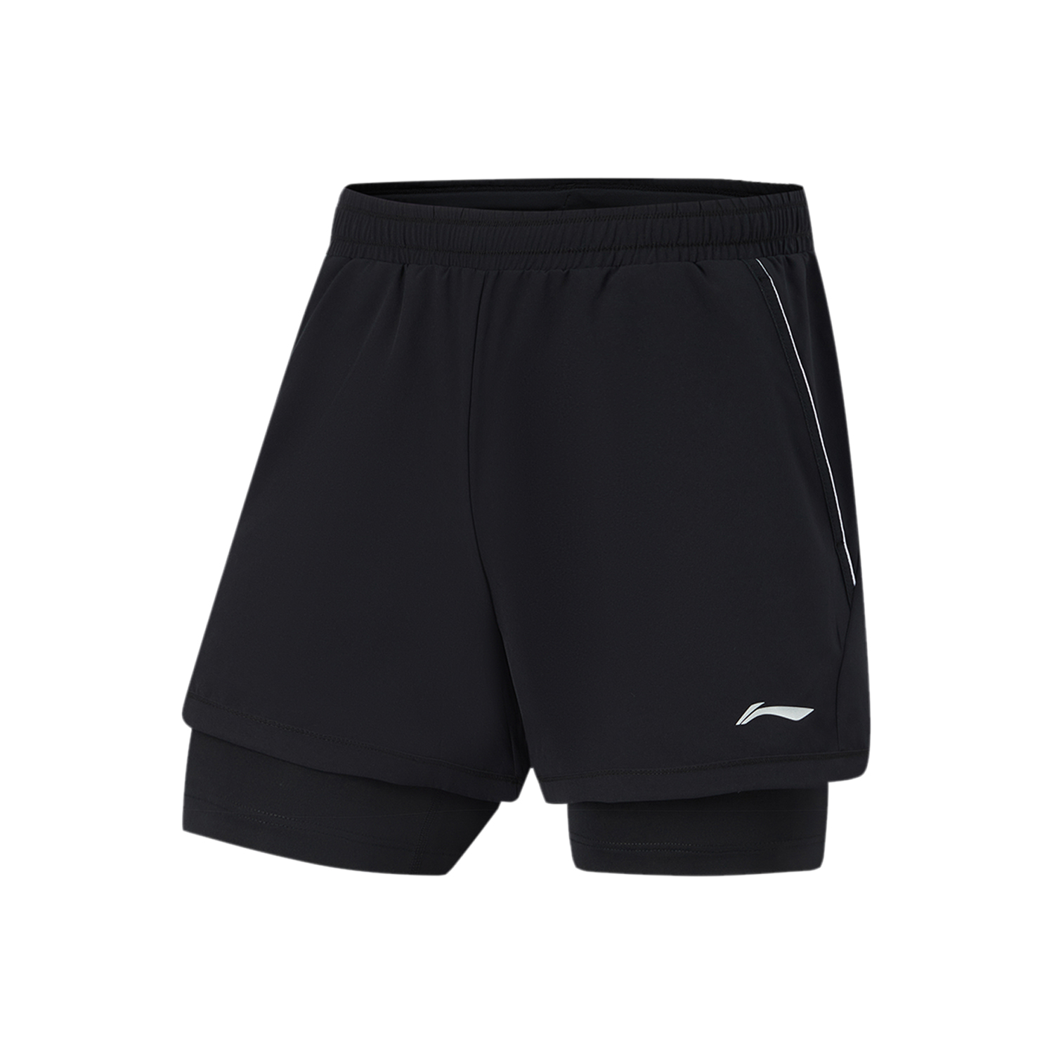 Лининг серия для настольного тенниса спортивные шорты унисекс черные 
Лининг серия для настольного тенниса спортивные шорты унисекс черные