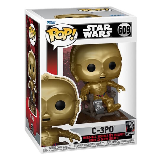 Funko POP! Звездные войны, коллекционная фигурка, C3P0
Funko POP! Звездные войны, коллекционная фигурка, C3P0