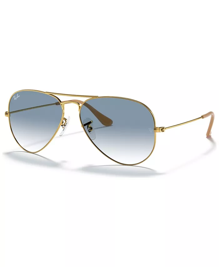 Унисекс солнцезащитные очки, RB3025 Aviator Gradient Ray-Ban, золото
Унисекс солнцезащитные очки, RB3025 Aviator Gradient Ray-Ban, золото