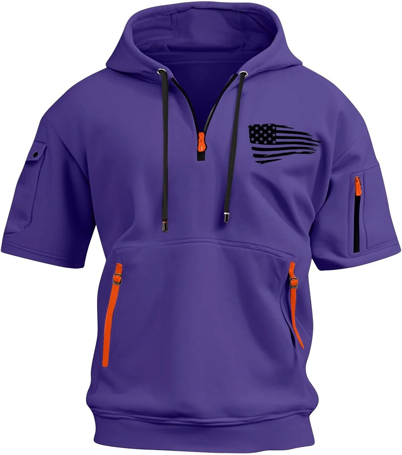 Толстовка с капюшоном Independence Day, короткий рукав, четверть молнии FQZWONG
Толстовка с капюшоном Independence Day, короткий рукав, четверть молнии FQZWONG