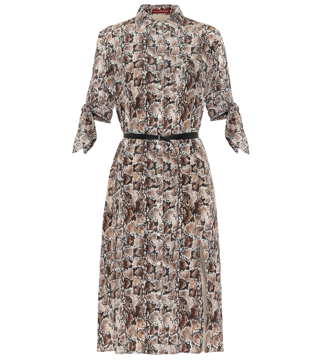 Шелковое платье миди с принтом Нарцисса Altuzarra, слоновая кость
Шелковое платье миди с принтом Нарцисса Altuzarra, слоновая кость