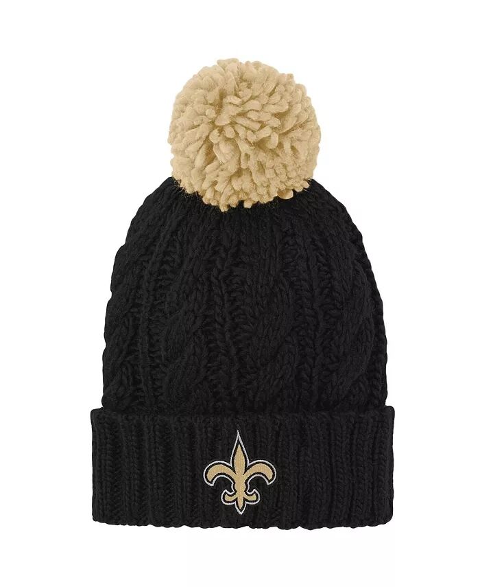 Черная вязаная шапка New Orleans Saints Team для больших девочек с манжетами и помпоном Outerstuff
Черная вязаная шапка New Orleans Saints Team для больших девочек с манжетами и помпоном Outerstuff