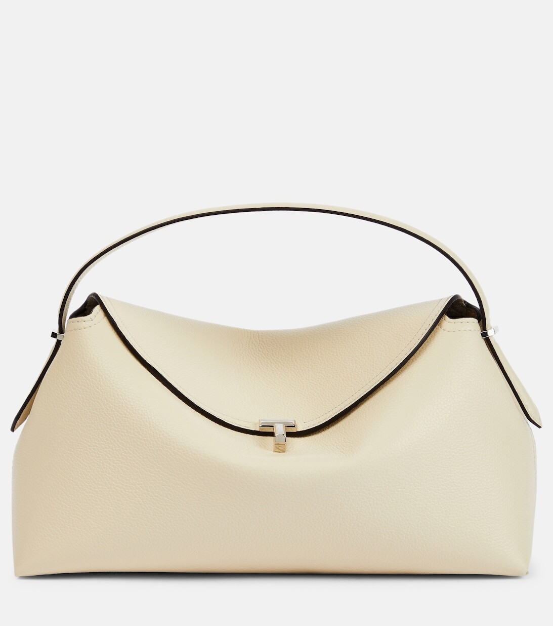 Сумка-тоут T-Lock среднего размера из кожи Toteme, белый
Сумка-тоут T-Lock среднего размера из кожи Toteme, белый