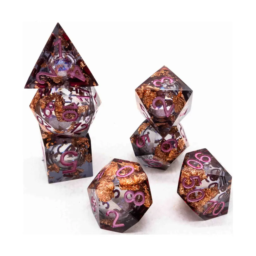 Полисет «Раскаленная полночь» (7), Liquid Core Dice
Полисет «Раскаленная полночь» (7), Liquid Core Dice