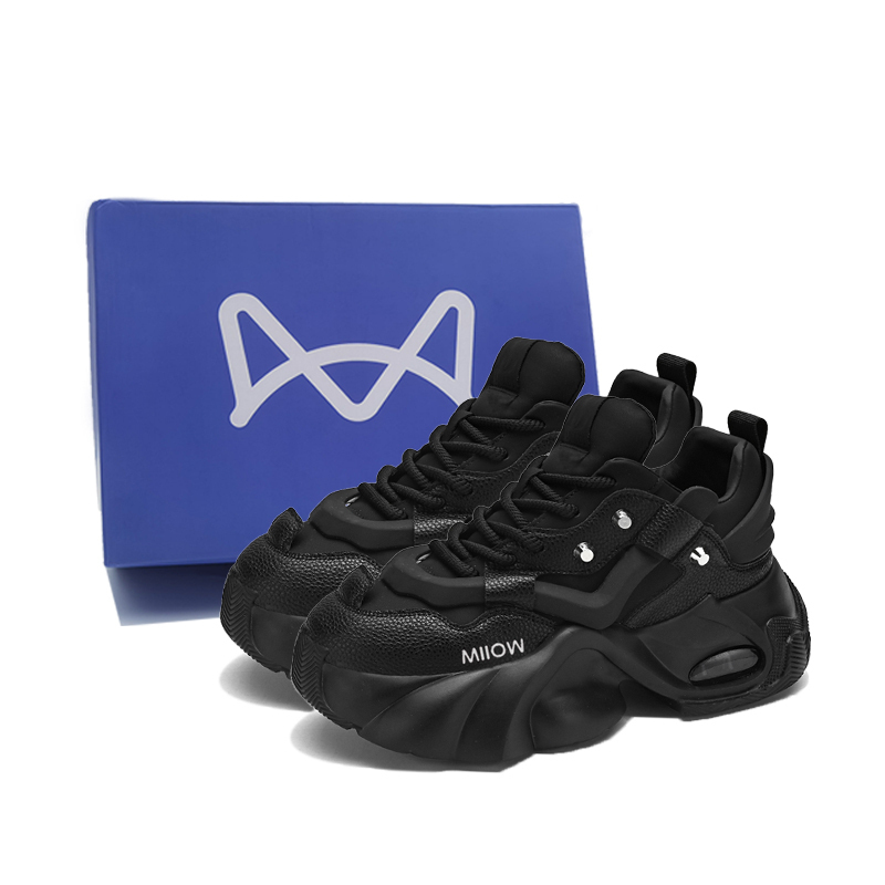 MIIOW Мужские противоскользящие износостойкие кеды на низком ходу черные, цвет Black Box
MIIOW Мужские противоскользящие износостойкие кеды на низком ходу черные, цвет Black Box