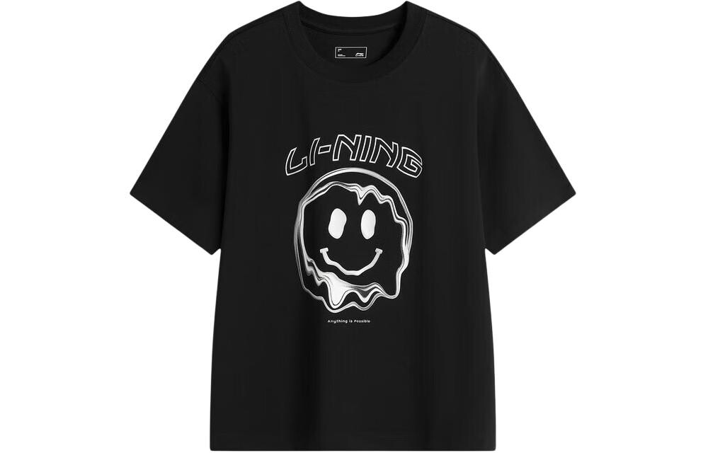 Футболка женская из коллекции Sports Life, черная Lining 
Футболка женская из коллекции Sports Life, черная Lining