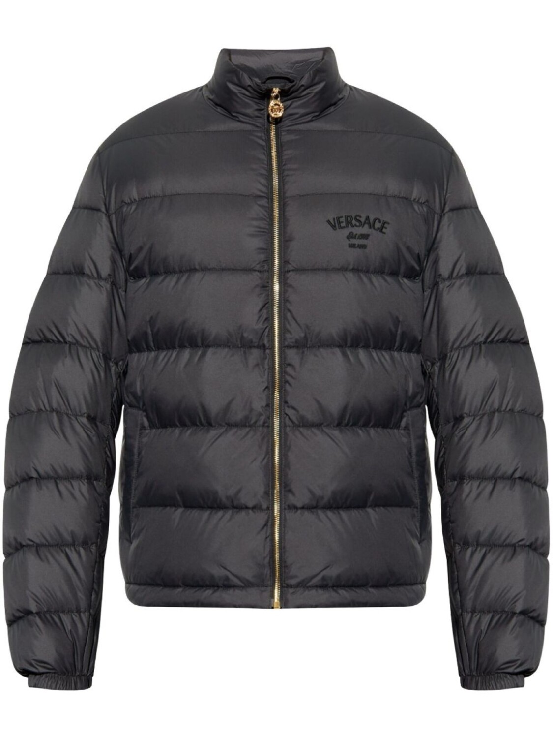 Куртка-пуховик с вышитым логотипом Versace, черный
Куртка-пуховик с вышитым логотипом Versace, черный