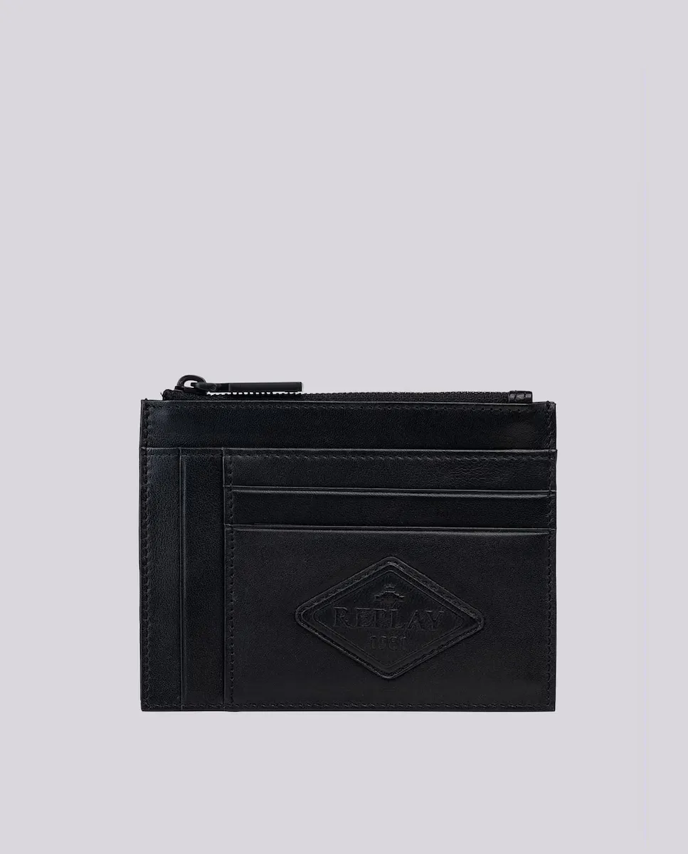 Мужской кожаный кошелек с несколькими отделениями Replay, черный
Мужской кожаный кошелек с несколькими отделениями Replay, черный