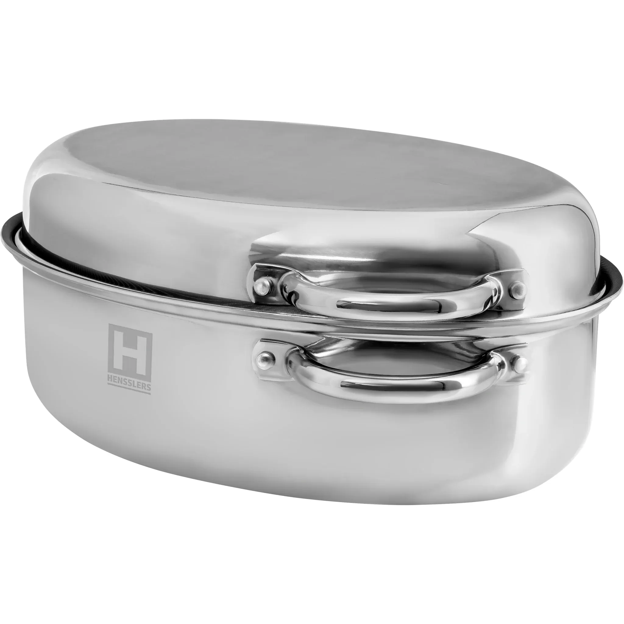 Жаровня HENSSLERS "HENSSLERS Roaster Deluxe, 9л", нержавеющая сталь, (2 шт.), 3-х слойный материал с сотовой структурой, цвет silberfarben
Жаровня HENSSLERS "HENSSLERS Roaster Deluxe, 9л", нержавеющая сталь, (2 шт.), 3-х слойный материал с сотовой структурой, цвет silberfarben