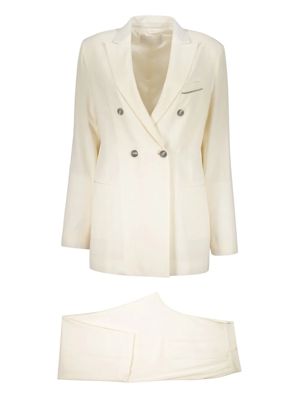 Костюм со стразами Fabiana Filippi, белый
Костюм со стразами Fabiana Filippi, белый