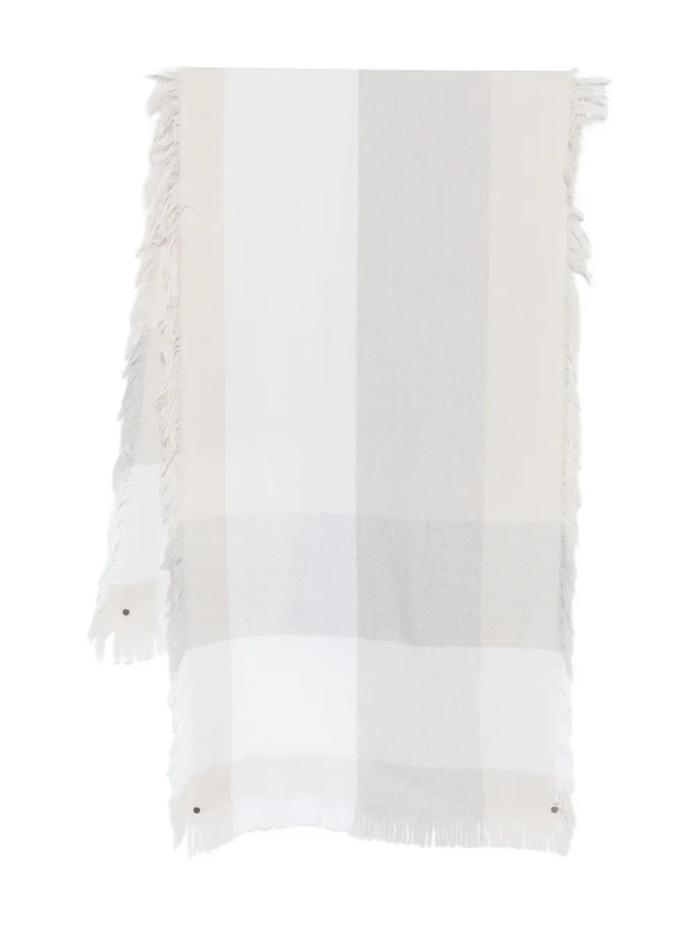 Шарф в клетку с бахромой Le Tricot Perugia, белый
Шарф в клетку с бахромой Le Tricot Perugia, белый