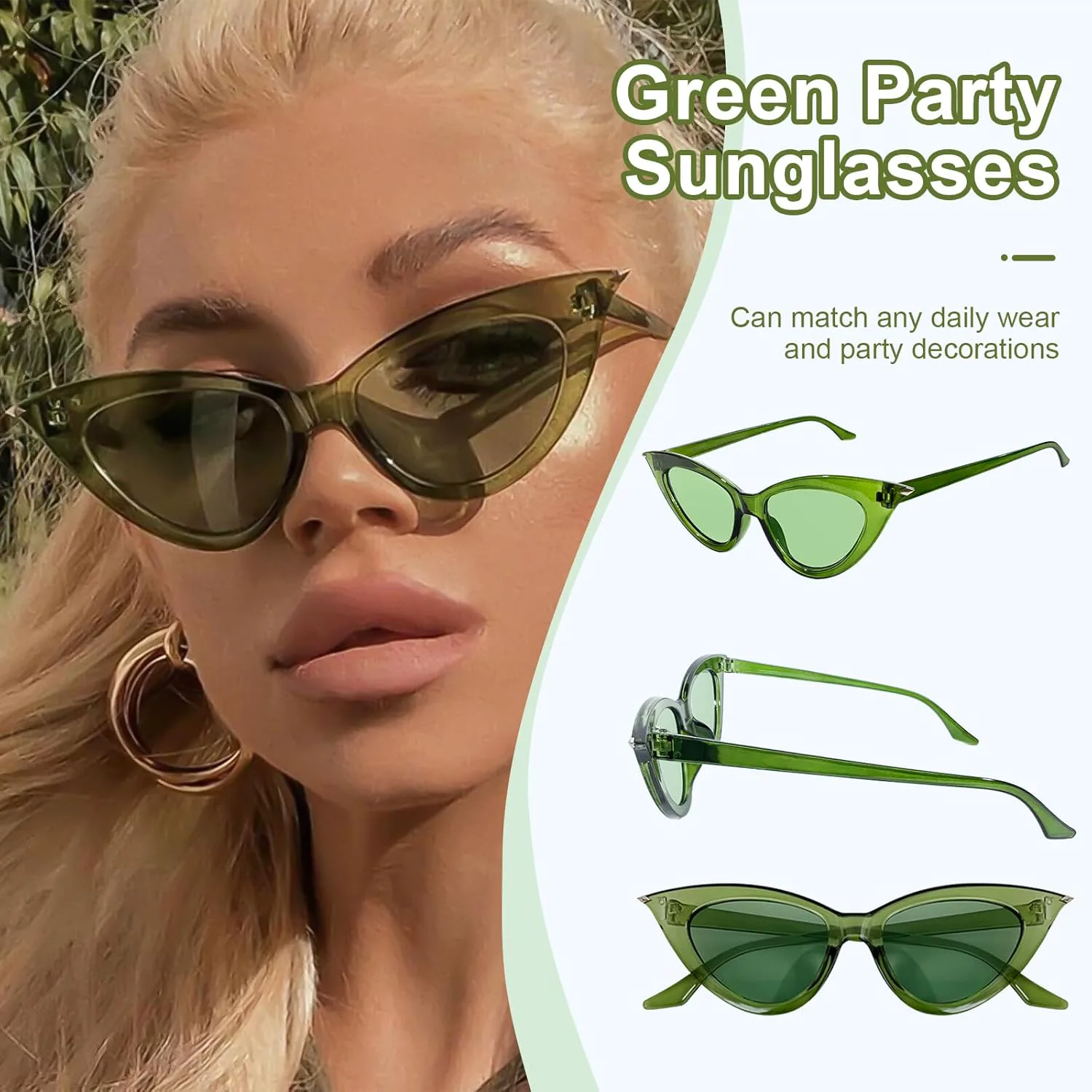 Солнцезащитные очки Matcheck 12 разных стилей и цветов, классические ретро-очки для вечеринок, аксессуары для костюмов, оптом, унисекс, для взрослых, Green
Солнцезащитные очки Matcheck 12 разных стилей и цветов, классические ретро-очки для вечеринок, аксессуары для костюмов, оптом, унисекс, для взрослых, Green