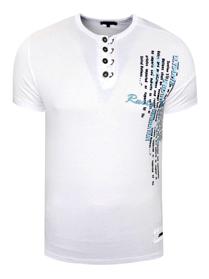 Футболка с промасленной отделкой и планкой на пуговицах белого цвета Rusty Neal, Белый, Футболка с промасленной отделкой и планкой на пуговицах белого цвета Rusty Neal
Футболка с промасленной отделкой и планкой на пуговицах белого цвета Rusty Neal, Белый, Футболка с промасленной отделкой и планкой на пуговицах белого цвета Rusty Neal