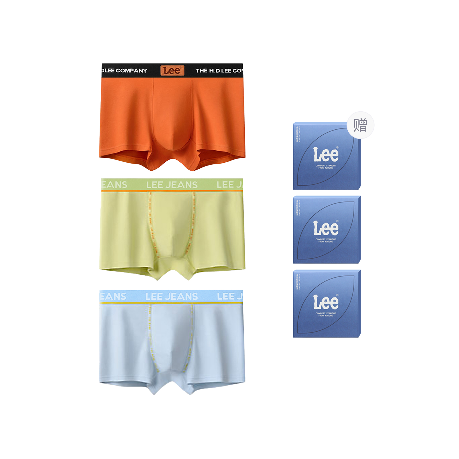 Lee Подарочный набор мужского белья Brilliant, 3 штуки
Lee Подарочный набор мужского белья Brilliant, 3 штуки