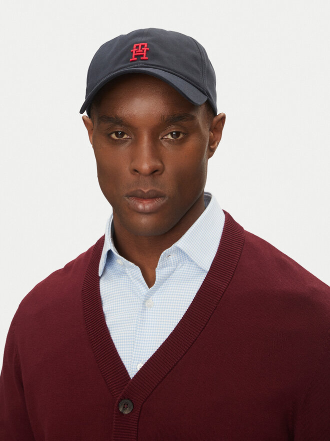 Бейсболка Tommy Hilfiger Imd Color 6 Panel AM0AM13542, темно-синий 
Бейсболка Tommy Hilfiger Imd Color 6 Panel AM0AM13542, темно-синий