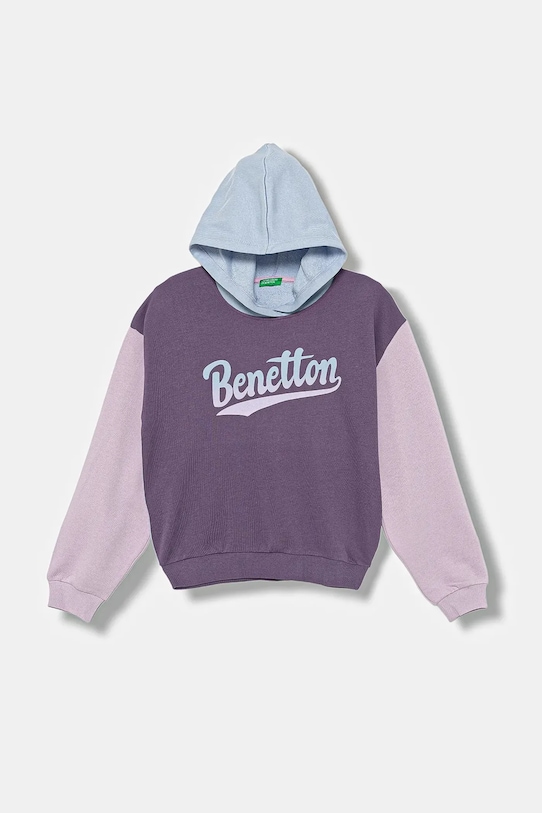 Детская хлопковая толстовка United Colors Of Benetton, фиолетовый
Детская хлопковая толстовка United Colors Of Benetton, фиолетовый