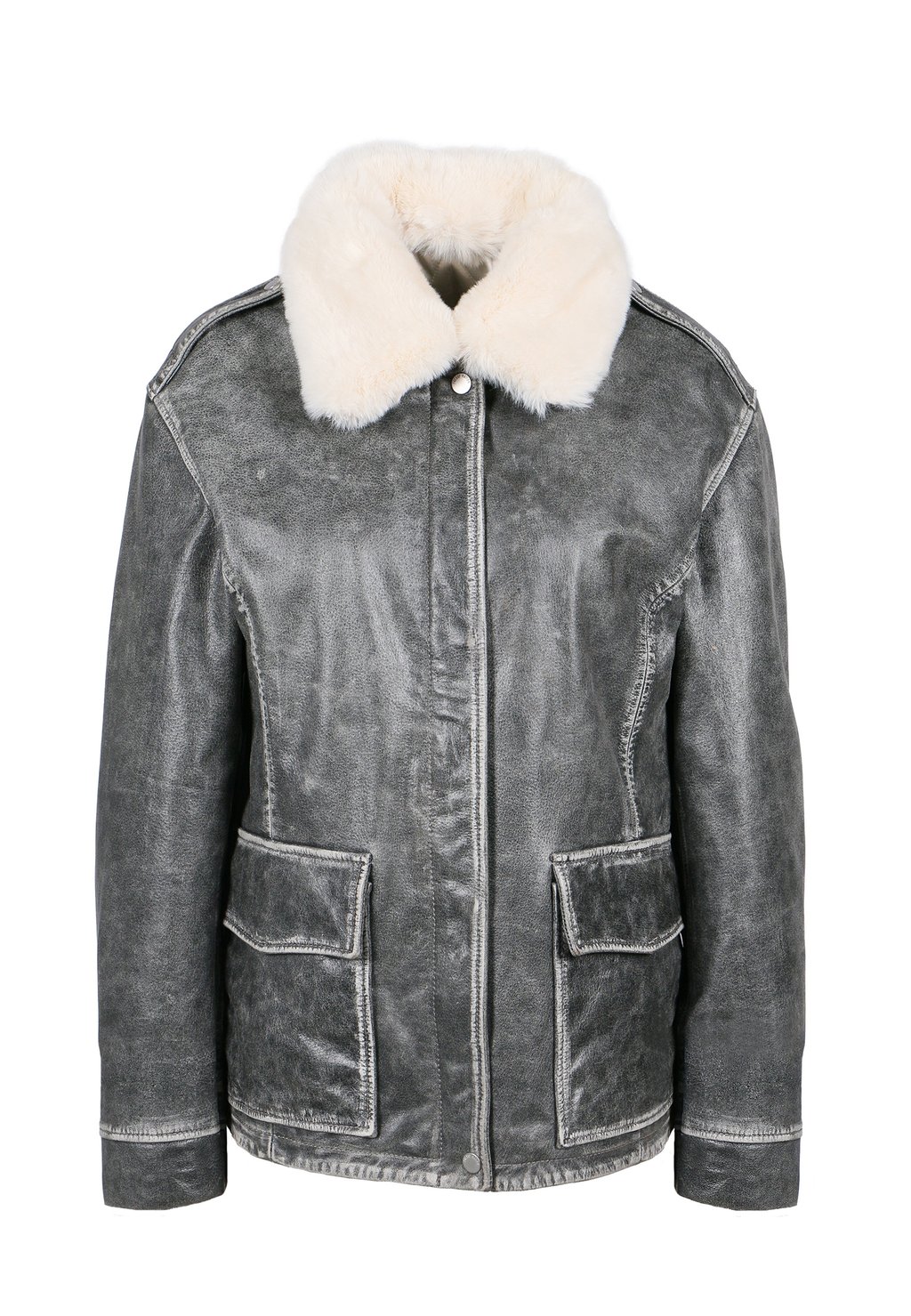 Кожаная куртка Freaky Nation, серый
Кожаная куртка Freaky Nation, серый