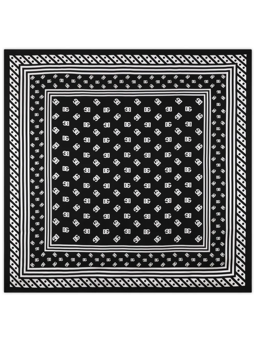 Шелковый платок с логотипом DOLCE & GABBANA, черный
Шелковый платок с логотипом DOLCE & GABBANA, черный