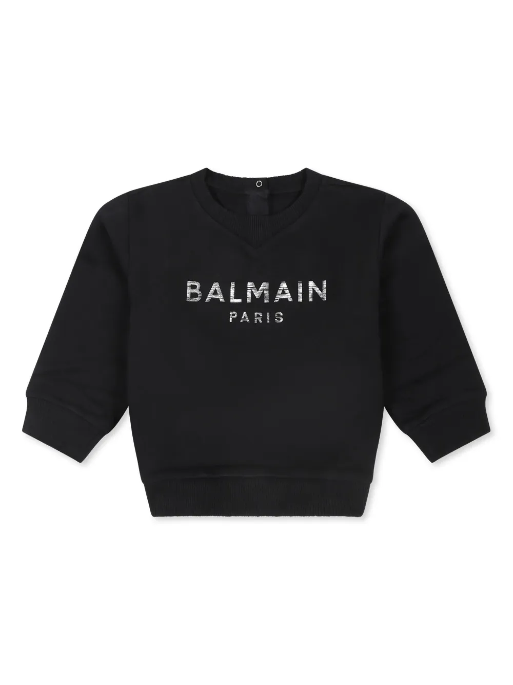 Джемпер с пуговицами сзади Balmain Kids, черный 
Джемпер с пуговицами сзади Balmain Kids, черный