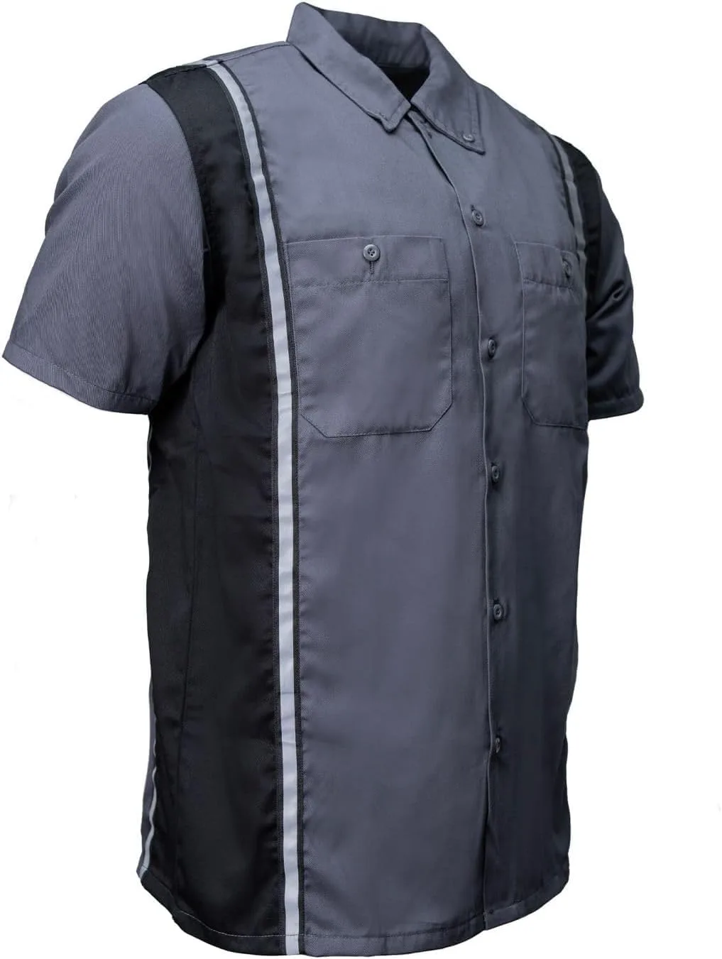 Мужская классическая двухцветная рабочая рубашка с коротким рукавом The Bikers Place
Мужская классическая двухцветная рабочая рубашка с коротким рукавом The Bikers Place