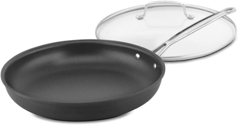12-дюймовая сковорода Cuisinart, жесткое анодированное антипригарное покрытие и стеклянная крышка, 622-30GP1, Skillet W/Glass Cover
12-дюймовая сковорода Cuisinart, жесткое анодированное антипригарное покрытие и стеклянная крышка, 622-30GP1, Skillet W/Glass Cover