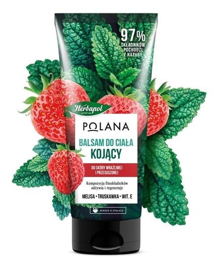 Успокаивающий бальзам для тела Melisa & Strawberry & Vit.C, 200 мл Herbapol, Polana
Успокаивающий бальзам для тела Melisa & Strawberry & Vit.C, 200 мл Herbapol, Polana