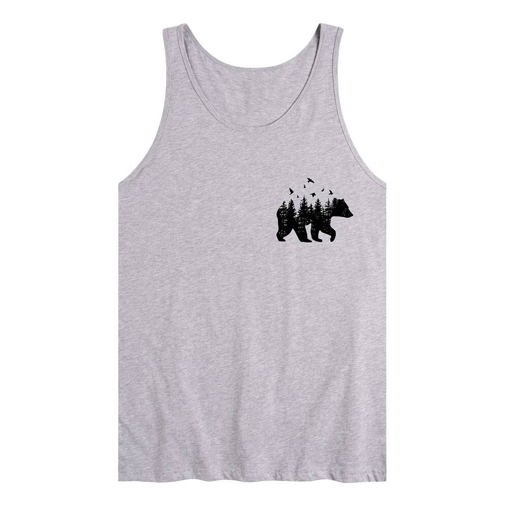 Мужская майка с рисунком лесного медведя Licensed Character, серый
Мужская майка с рисунком лесного медведя Licensed Character, серый