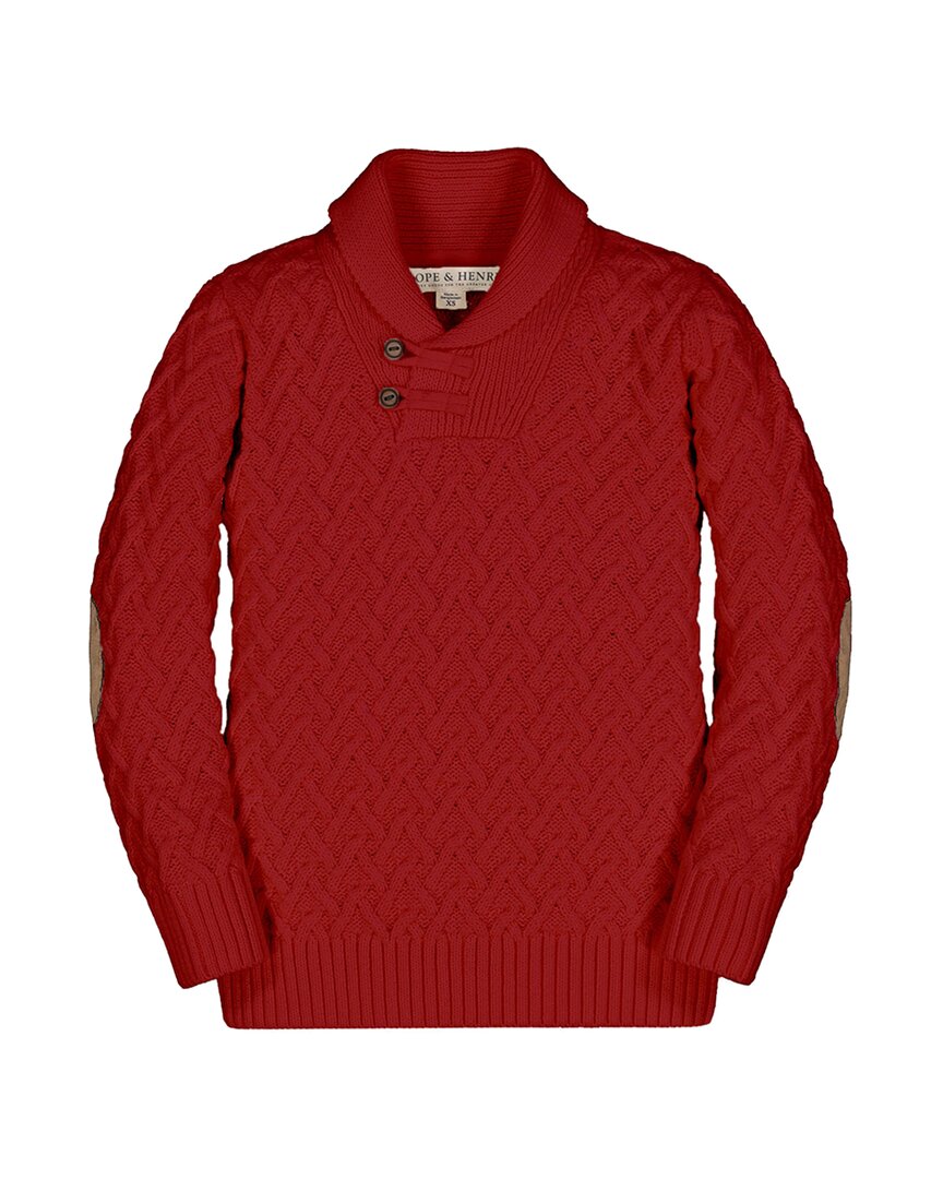 Свитер с воротником-шалькой Hope & Henry, красный
Свитер с воротником-шалькой Hope & Henry, красный