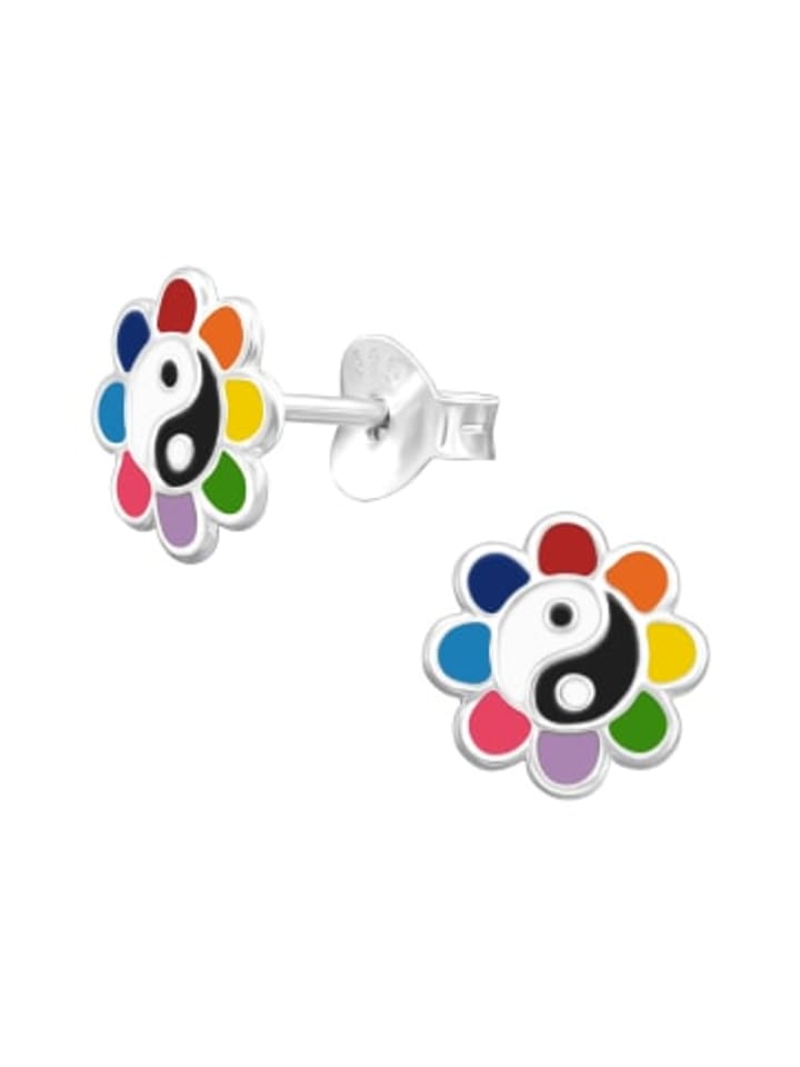 Alexander York Серьги-гвоздики в виде цветка Инь-Ян из серебра 925 пробы, комплект из 2 штук
Alexander York Серьги-гвоздики в виде цветка Инь-Ян из серебра 925 пробы, комплект из 2 штук