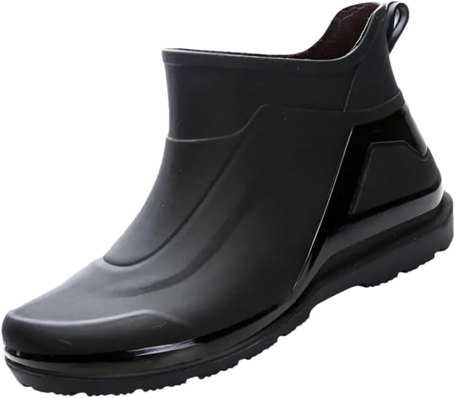 Мужские короткие резиновые сапоги Wjnvfioo, противоскользящие, водонепроницаемые, зимние мужские дождевые сапоги, черный
Мужские короткие резиновые сапоги Wjnvfioo, противоскользящие, водонепроницаемые, зимние мужские дождевые сапоги, черный