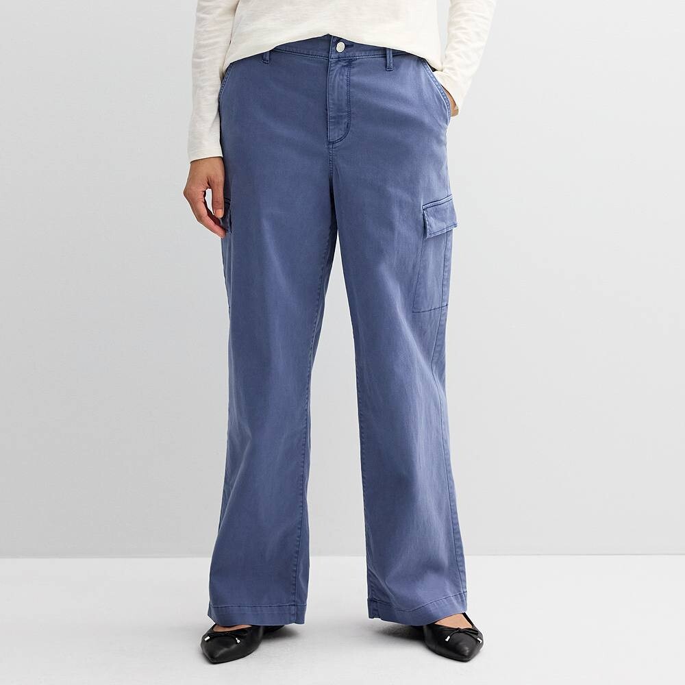 Брюки-карго Petite Sonoma Goods For Life, цвет Denim Flare
Брюки-карго Petite Sonoma Goods For Life, цвет Denim Flare