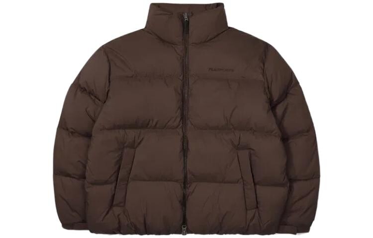 Пуховик унисекс темно-коричневый Fila
Пуховик унисекс темно-коричневый Fila