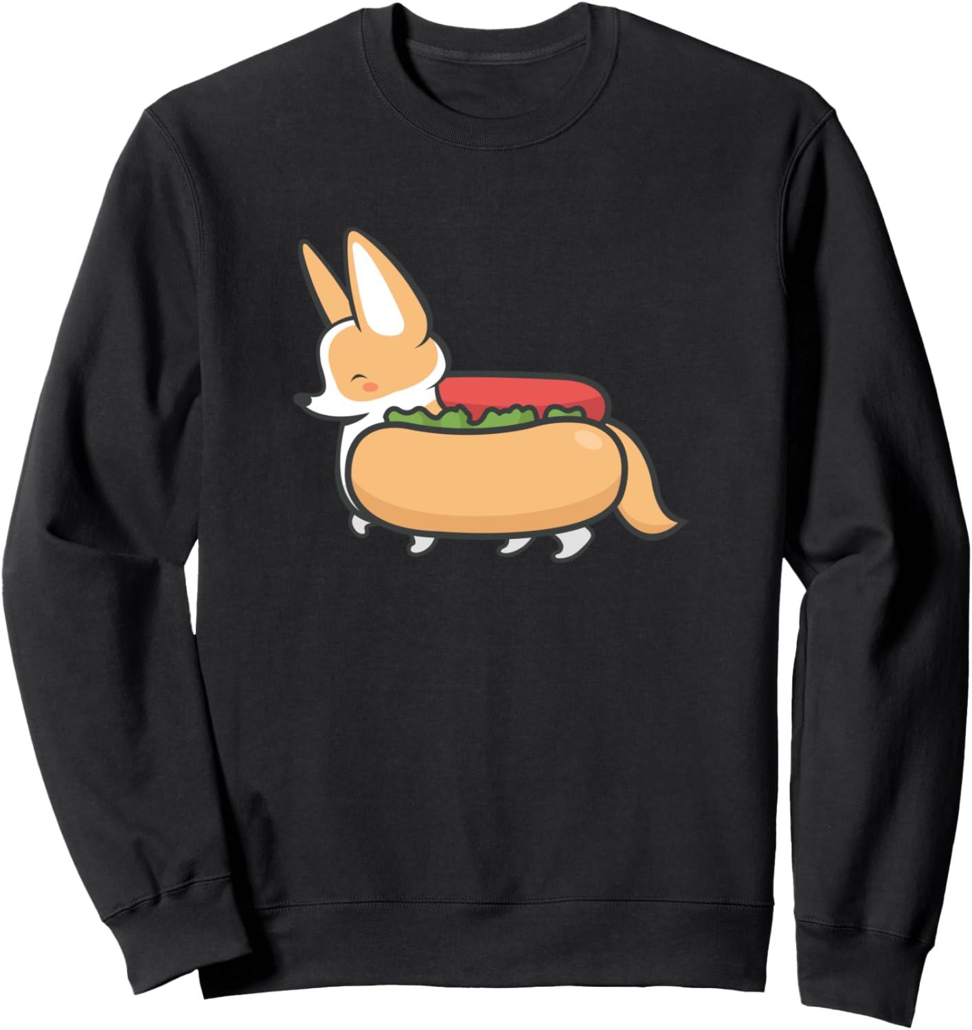 Толстовка с изображением хот-дога и пушистой собаки породы корги. Милая толстовка с короткой лапкой и изображением пушистого животного Funny Doggos Welsh Corgis Sandwich Foodie Costume, черный
Толстовка с изображением хот-дога и пушистой собаки породы корги. Милая толстовка с короткой лапкой и изображением пушистого животного Funny Doggos Welsh Corgis Sandwich Foodie Costume, черный