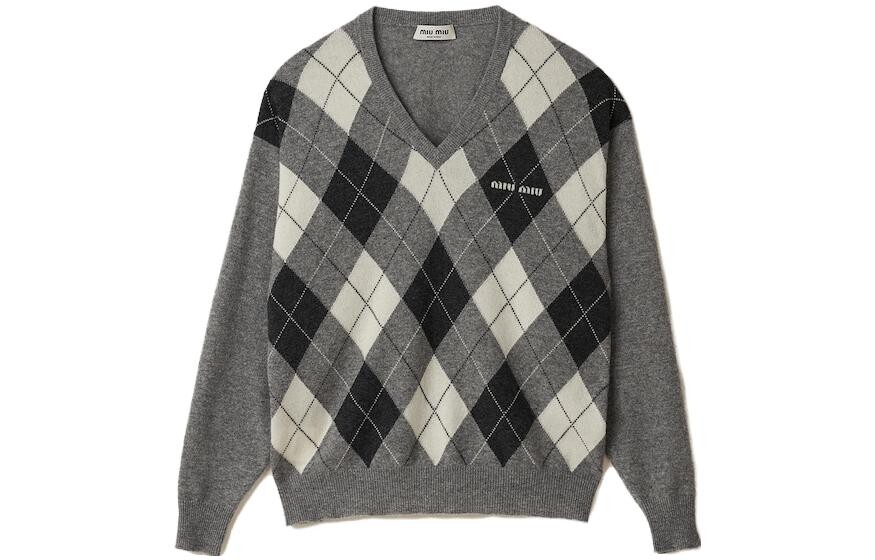 Свитер женский мраморно-серый Miu Miu
Свитер женский мраморно-серый Miu Miu