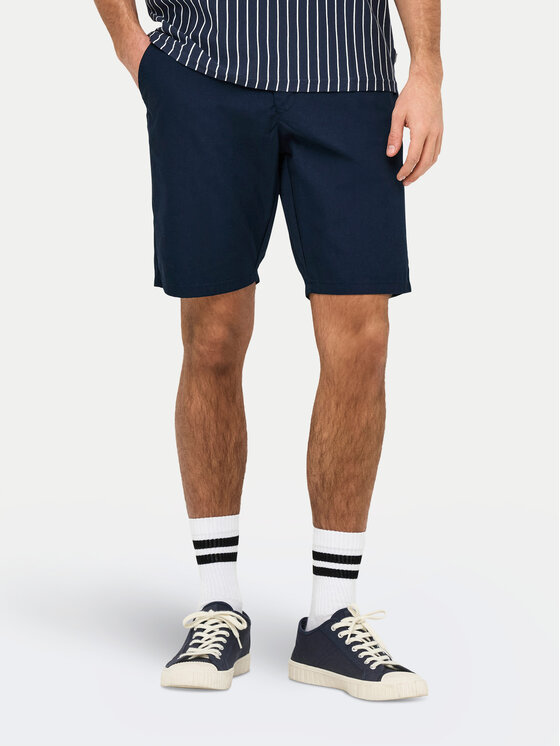 Шорты облегающего кроя из ткани Skal 22034682 Only & Sons, синий
Шорты облегающего кроя из ткани Skal 22034682 Only & Sons, синий