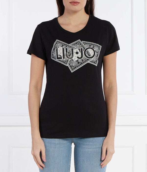 Футболка женская Liu Jo со стразами, черный
Футболка женская Liu Jo со стразами, черный