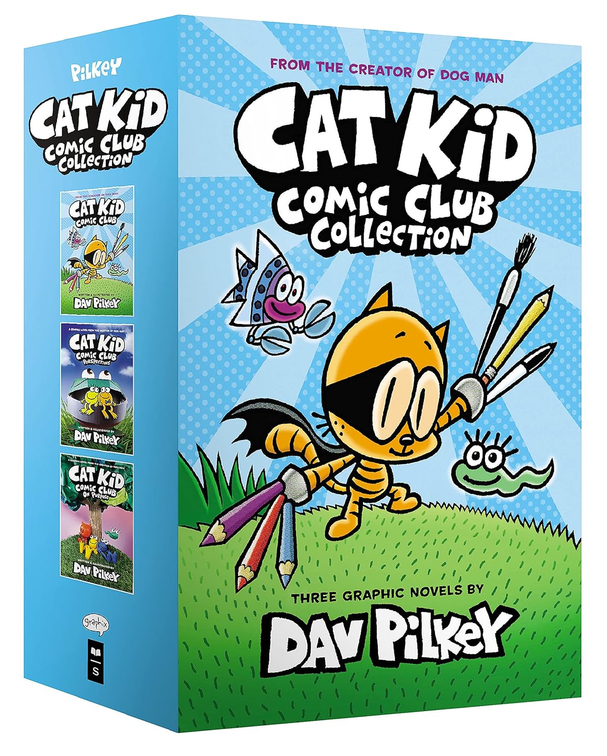 The Cat Kid Comic Club Collection: From the Creator of Dog Man (Cat Kid Comic Club #1-3 Boxed Set) (Graphix)
The Cat Kid Comic Club Collection: From the Creator of Dog Man (Cat Kid Comic Club #1-3 Boxed Set) (Graphix)