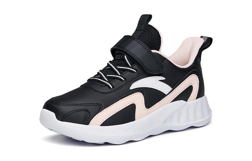 Детские кроссовки для бега Antakids, черно-розовые 
Детские кроссовки для бега Antakids, черно-розовые