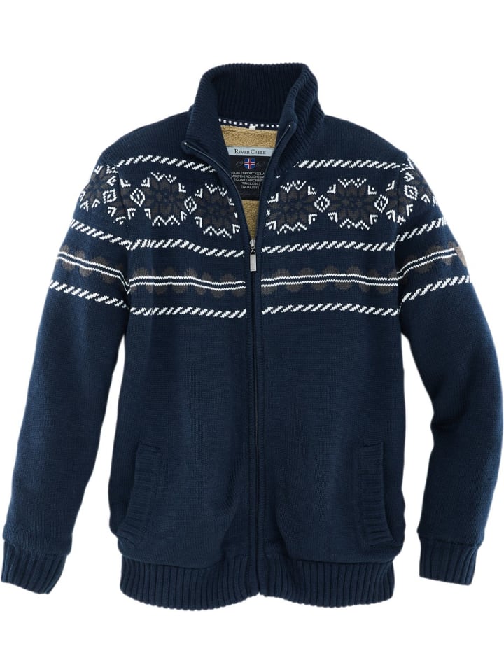 Вязаный кардиган синего цвета River Creek
Вязаный кардиган синего цвета River Creek