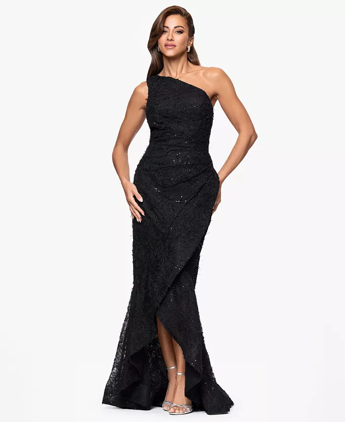 Женское платье на одно плечо XSCAPE
Женское платье на одно плечо XSCAPE