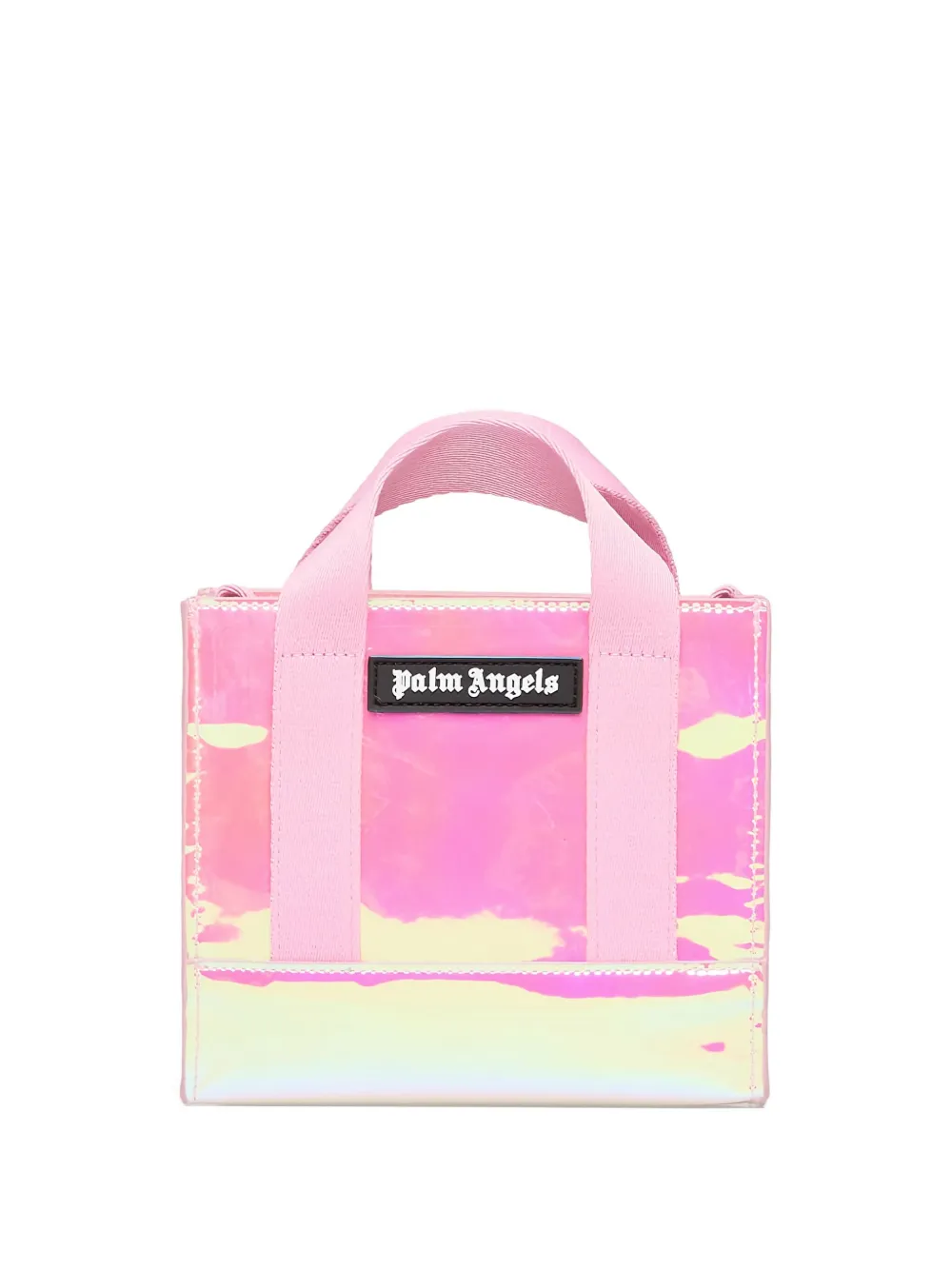 Мини-сумка-тоут из лаковой кожи Palm Angels Kids, розовый
Мини-сумка-тоут из лаковой кожи Palm Angels Kids, розовый