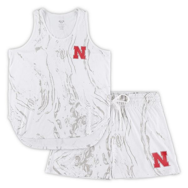 Женский белый сет Nebraska Huskers plus size: топ и шорты Profile
Женский белый сет Nebraska Huskers plus size: топ и шорты Profile