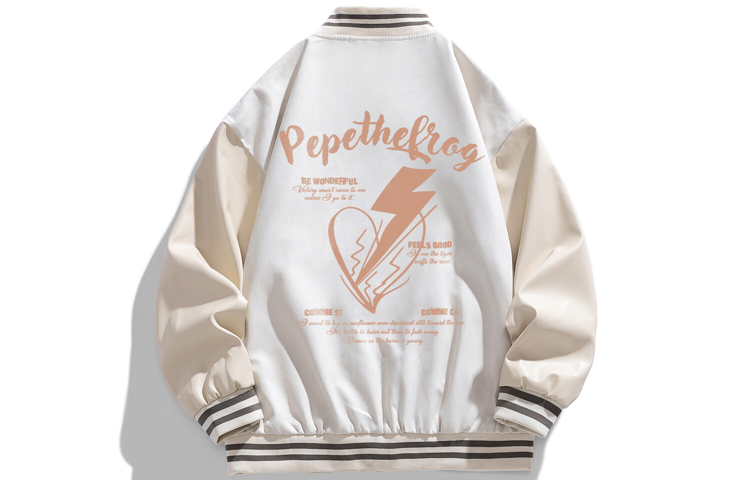 Бейсбольная куртка унисекс Pepe the Frog, Черный
Бейсбольная куртка унисекс Pepe the Frog, Черный