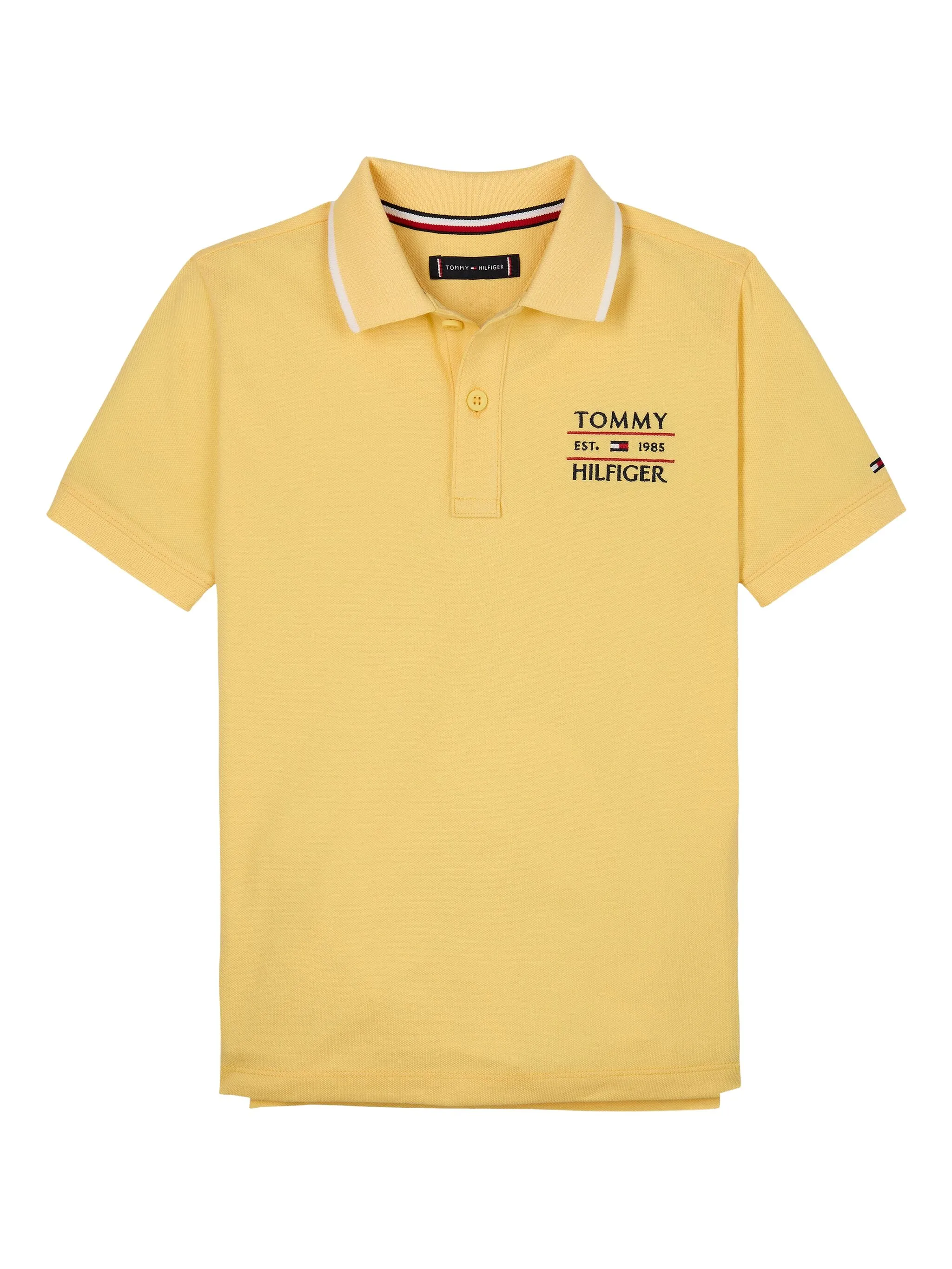 Рубашка поло с вышитым логотипом Tommy Hilfiger Junior, желтый
Рубашка поло с вышитым логотипом Tommy Hilfiger Junior, желтый