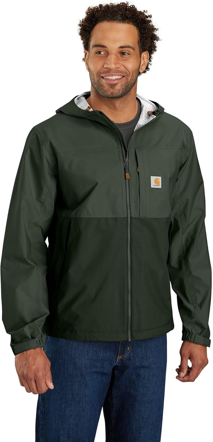 Carhartt мужская куртка Storm Defender Relaxed Fit легкая складывающаяся, Forestry Green/Dark Forestry Green
Carhartt мужская куртка Storm Defender Relaxed Fit легкая складывающаяся, Forestry Green/Dark Forestry Green