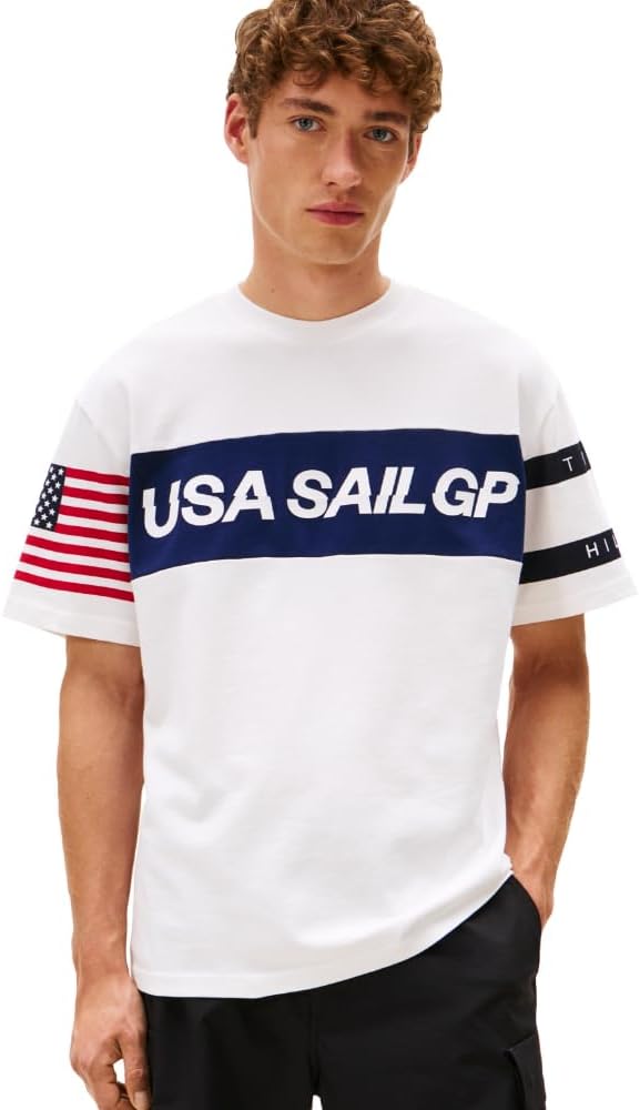 Мужская футболка Tommy Hilfiger Tommy X US Sail GP Team с графическим принтом и круглым вырезом, Ecru, Бежевый, Мужская футболка Tommy Hilfiger Tommy X US Sail GP Team с графическим принтом и круглым вырезом, Ecru
Мужская футболка Tommy Hilfiger Tommy X US Sail GP Team с графическим принтом и круглым вырезом, Ecru, Бежевый, Мужская футболка Tommy Hilfiger Tommy X US Sail GP Team с графическим принтом и круглым вырезом, Ecru